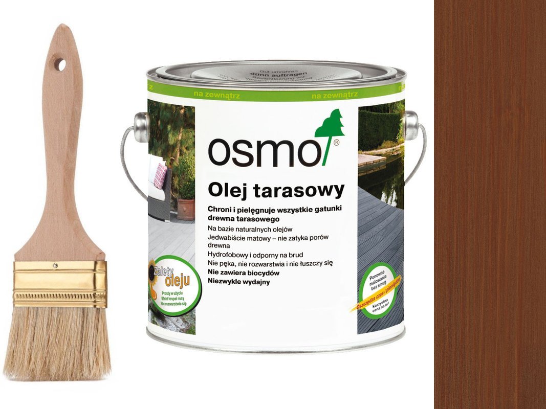 OSMO Olej do Tarasów 016 BANGKIRAI 0,75L + GRATIS